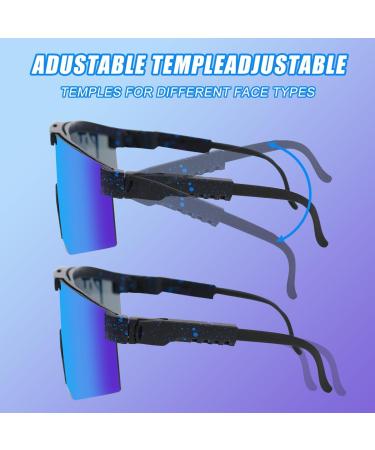 XZMCAT Polarized Bicycle Glasses - UV 400 Outdoor Sports Safety Glasses for Cycling Fishing & Running with Case & Accessories - Buy Online on GoSupps.com
