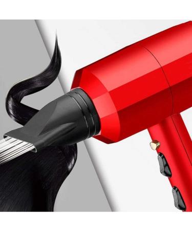 ADITAM Tourmaline Hair Dryer Salon Negative Ionic Hair Blow Dryer Dc Motor Light Weight Low Noise Hair Dryers with Diffuser & Concentrator/Red Double The Comfort - Buy Online on GoSupps.com