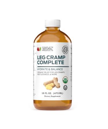 Leg Cramp Complete 16oz - Natural Liquid Organic Amish Muscle Foot & Leg Cramp Remedy Relief Vitamin & Supplement 16 Fl Oz (Pack of 1)
