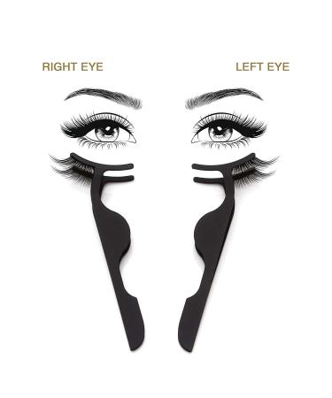 Half Eye No Glue Magnetic Eyelashes - Natural Look, Reusable False Lashes with 2 Magnets & Applicator - 1 Count - Buy Online on GoSupps.com