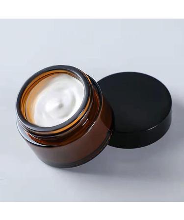 LECUNE 3-Piece 30ml Amber Plastic Ointment Cream Stick Set - Refillable Containers with Lid & Liner for Lotion Creams & Cosmetics (Includes 2 Spatulas) - Buy Online on GoSupps.com