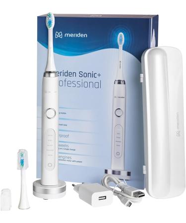 Merid Sonic+ Professional Ultrasound Toothbrush - 2 Heads 5 Modes Travel Case Induction Charging - International Shipping - Buy Online on GoSupps.com