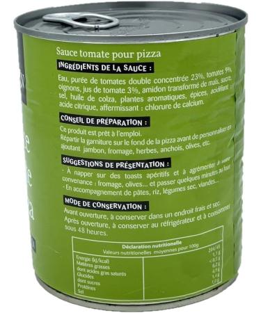  BeauMoulin Set of 3 Tomato Sauces for Pizza 800 g Box - Buy Online on GoSupps.com