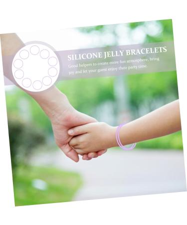 Toyvian 40 Pcs Neon Silicone Bracelet Rubber Bracelets 80s Outfit for Women Silicone Wristbands 80s Accessories for Women Gummy Wristbands Miss Silica Gel Elasticity Friendship - Buy Online on GoSupps.com