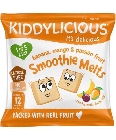 Kiddylicious Mango Banana and Passion Fruit Smoothie Melts 6g (Pack of 16) - Buy Online on GoSupps.com