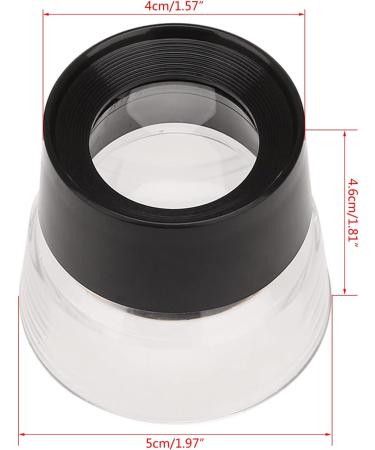 10X Jewelers Loupe Magnifier Jewelry Eye Monocle- Pocket Glass For Watch Repair Coins Gems Stamps Pocket Glass For Reading - Buy Online on GoSupps.com
