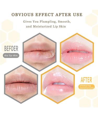 SWETIYOU Lip Plumper Set - Bee Balm & Honey Pot Gloss for Moisturizing, Hydrating & Exfoliating Lips - Buy Online on GoSupps.com
