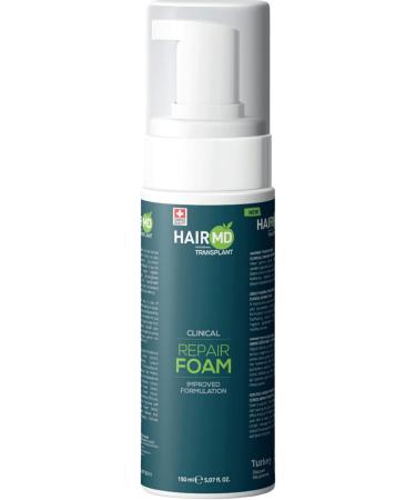 HairMD Hair Growth Shampoo & Foam Set - Hair Regrowth Set with 250 ml Regenerating Shampoo and 150 ml Repair Foam - Rich in Biotin Keratin Saw Palmetto - Suitable for All Hair Types - Buy Online on GoSupps.com