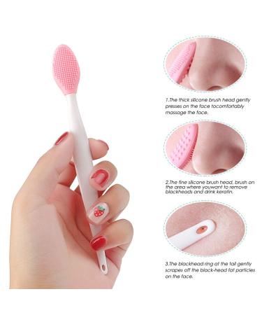 8-Piece Beauty Tool Brush Set | Silicone Face Scrubbers & Peeling Brushes for Facial Cleansing - Buy Online on GoSupps.com