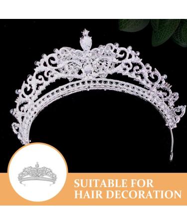 Beavorty Wedding Headdress Birthday Headband Rhinestone Elements Design Bridal Decor Girl Headdress - Buy Online on GoSupps.com