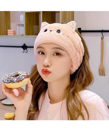 Bottone Plush Big Hairband Soft -face Embroidery Headband Elastic -slip Fleece Headwrap for Washing Face Makeup Tool Light pink - Buy Online on GoSupps.com