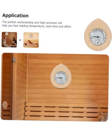 Happyyami Sauna Accessories: Wall Thermometer & Hygrometer for Temperature & Moisture Control | Perfect for Saunas & Home Use - Buy Online on GoSupps.com
