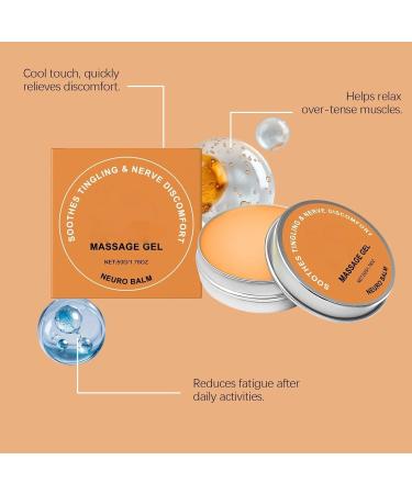 Natural nerve cream & joint balm soothing joint cream for hands feet and body analgesic and soothing massage suitable for all skin types 50 g 2 pieces - Buy Online on GoSupps.com