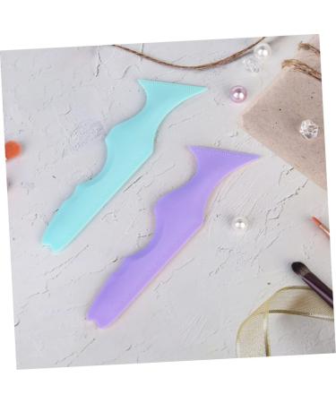 Ipetboom 4 Pcs Silicone Beauty Ruler Eyeliner Pencil Eyelash Guide Shield Eyebrow Guide Stencils Safety Mask - Buy Online on GoSupps.com