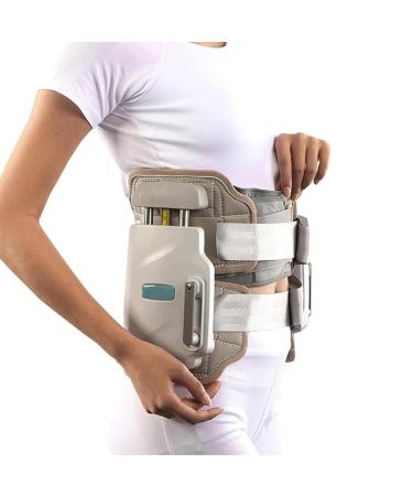 BAIXDM lumbar spine-tapes traction device lumbar vertebral decompression belt with hand crank bilateral synchronization/pressure Visible dynamically adjustable can correct back problems