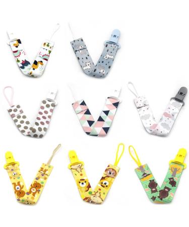Baby Pacifier Holder 8 Pack - BPA Free Unisex & Safe for International Shipping | Shop Now! - Buy Online on GoSupps.com