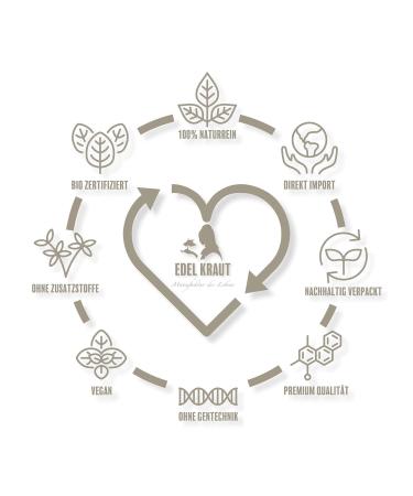 EDEL KRAUT Organic Orange Peel Tea Cut - Premium Sweet 500g | Natural Flavor & Health Benefits - Buy Online on GoSupps.com