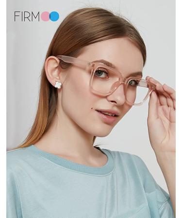Firmoo Blue Light Blocking Glasses | Anti Glare Lens | Pink Frame | Computer Glasses for Women/Men - Buy Online on GoSupps.com