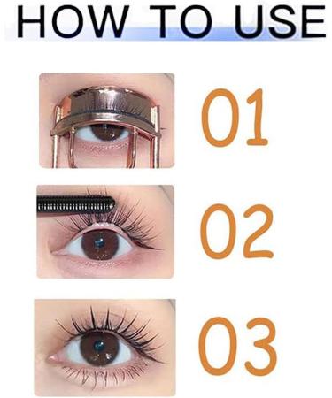 Metal Brush Long-lasting Mascara Metal Mascara Curling Eyelash Long Lasting Waterproof Smudge-Proof Mascara (Black) - Buy Online on GoSupps.com