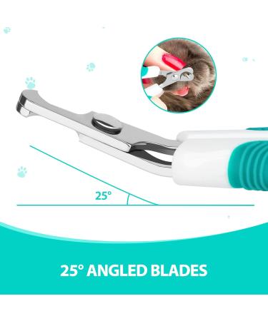 Tarnel Cat Nail Knobs - Professional 25 Claw Scissors for Small Dogs Puppies Cats & Rabbits - Ideal Pet Grooming Tool in Blue - Buy Online on GoSupps.com