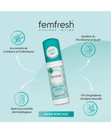 Femfresh Intimate Foam - Daily Use No Rinse Shea Butter & Oat Milk 50ml | Shipping Worldwide - Buy Online on GoSupps.com