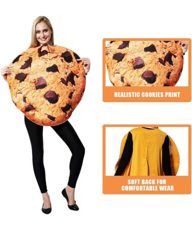 ReneeCho Couple Costume Halloween Food Cookies and Milk Carton Box Adult Men Women - Buy Online on GoSupps.com