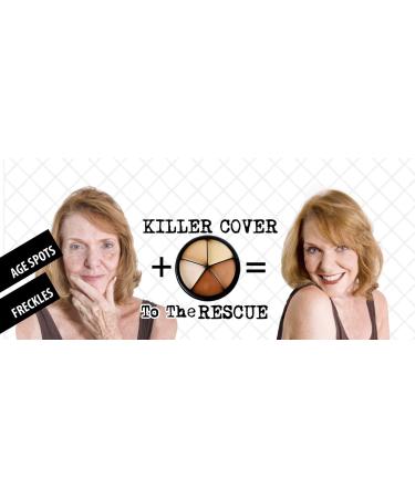 Killer Cover Full Coverage Concealer - Light/Medium Palette for Bruises, Tattoos, Age Spots, Vitiligo & More - Buy Online on GoSupps.com