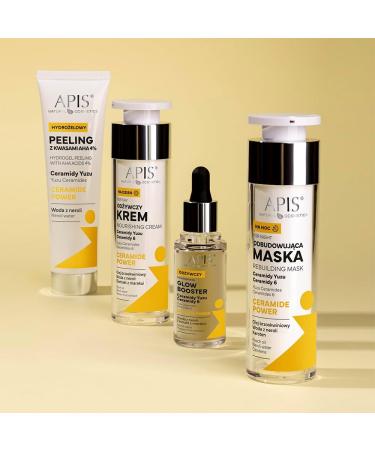 Apis Natural Cosmetics Apis Ceramide Power Building facial mask for the night 50 ml with ceramides hyaluronic acid and squalane regenerating smoothing prevents dehydration - Buy Online on GoSupps.com