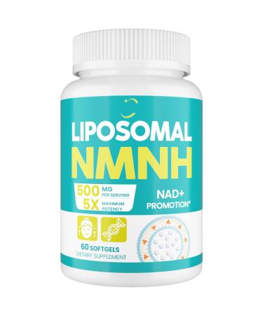 Strongueur Liposomal NMNH (Dihydronicotinamide Mononucleotide) 500mg - NMN Supplement Alternative 60 Counts