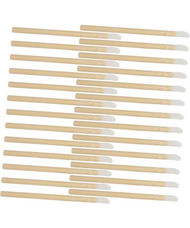 Buy Minkissy 400 Pcs Wooden Lip Brush Set - Disposable Makeup Applicator with Bamboo Handle for Lipstick | Perfect for Makeup Artists & Daily Use - Buy Online on GoSupps.com