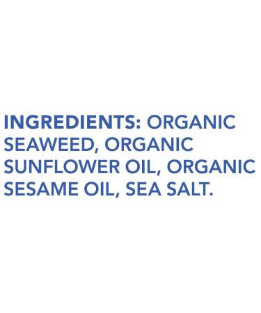 KPOP Sea Snacks - Premium 5g Roasted Seaweed Lightly Salted | Vegan & Certified Organic | Non-GMO & Gluten Free | Korean Snack Packs (24 Pack) - Buy Online on GoSupps.com
