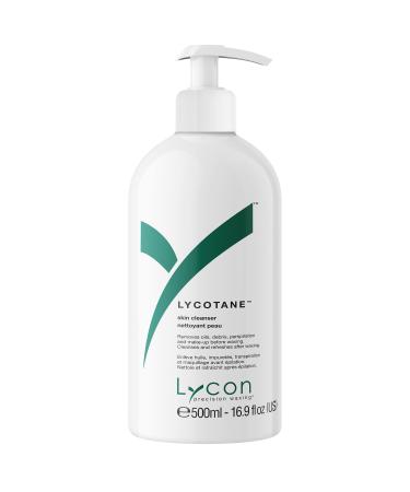 Lycotane Skin Cleanser, Pre-Wax Cleanser, Soothing Pre and Post Wax Treatment Made with Jasmine and Chamomile, Wax Cleanser for Home and Salon Use, Vegan & Gluten-Free Waxing Prep, 500ml (17oz.)