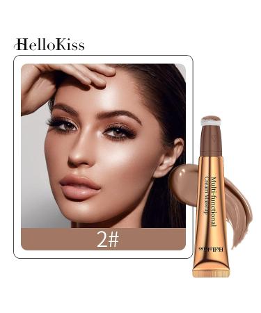 3 Pcs Liquid Contour Beauty Wand Set - Contour, Blush & Highlighter Stick - Easy to Blend, Long Lasting Matte Finish - 020305 - Buy Online on GoSupps.com