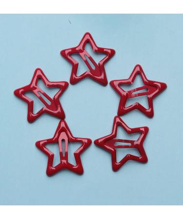 SOWAKA 40 Pcs Multi Color Star Hair Clips - Cute Fashion Hair Accessories for Girls, Toddlers, Women - Small Hair Snap Clips Barrettes for Long, Short, Fine Hair - Colorful - Buy Online on GoSupps.com