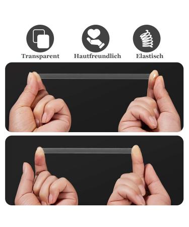 LINXINS 2Rolls Wig Tape Double Sided Extra Strong 0.8cm*3yard Hair Extension Tapes Lace Front Support Tape Roll Hair Tapes for Extensions Waterproof Wig Tape Toupee Tape(White) - Buy Online on GoSupps.com