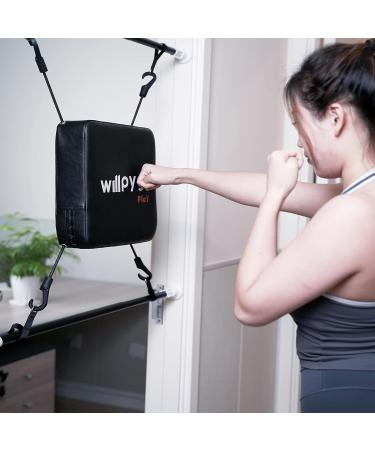 Willpygo Doorway Punching Bag - Portable Kung Fu Boxing for Stress Relief & Fitness, 28-36 Size, Black - Buy Online on GoSupps.com