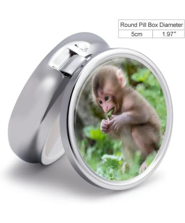 Small Travel Pill Case - Round Metal Pill Box 3 Compartment Portable Organizer for Daily Use & Travel - Perfect Mini Pill Holder - Buy Online on GoSupps.com