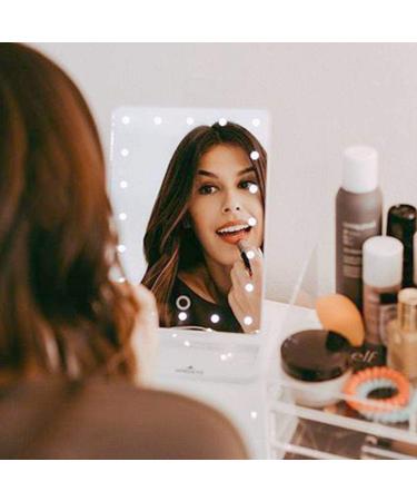 Impressions Touch XL Dimmable LED Makeup Mirror with Bluetooth and 5X Magnification (White) - Buy Online on GoSupps.com