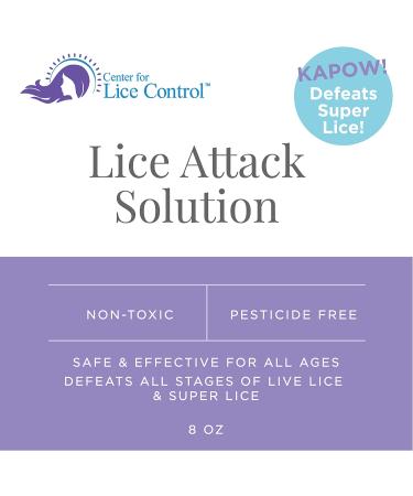 KAPOW! Lice Attack Solution 8 oz - Center for Lice Control - Buy Online on GoSupps.com