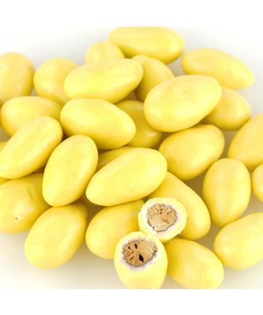 Lemon Creme Chocolate Almonds - 1.5 lb Tub | Deliciously Indulgent Treat - Buy Online on GoSupps.com