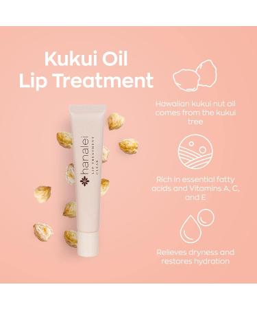Hanalei Sugar Lip Scrub and Lip Treatment Bundle - Raw Cane Sugar, Hawaiian Kukui Nut Oil (Cruelty-Free, Paraben-Free) - Buy Online on GoSupps.com