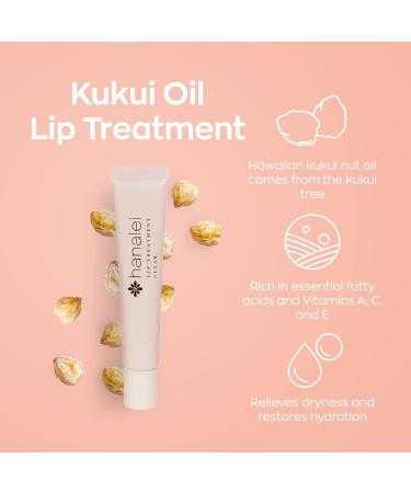 Hanalei 5-Pack Lip Treatment Bundle (Clear Peach Pink Mauve Pink Sand Rose) | Made with Kukui Oil Shea Butter Agave and Grapeseed Oil Soothe Dry Lips (Cruelty free Paraben free) - Buy Online on GoSupps.com