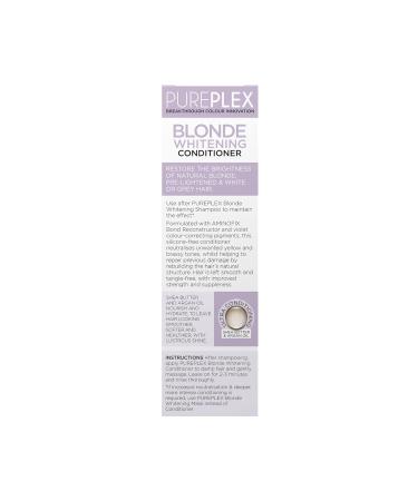 Buy PurePlex Bond Reconstructing Blonde Conditioner | Neutralizes Brassy Tones & Repairs Blonde Lightened and Grey Hair - Buy Online on GoSupps.com