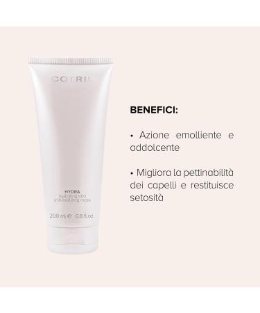 Cotril Hydra Hydrating & Anti-Oxidizing Mask 200ml | Nourishing Antioxidant Hair Treatment for All Hair Types - International Shipping Available - Buy Online on GoSupps.com