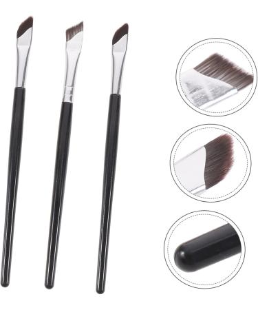 Baluue 3pcs Set Angled Eyeliner Brush Eyeliner Tool Applicator Angled Eyebrow Brush Eyebrow Concealer Nylon - Buy Online on GoSupps.com