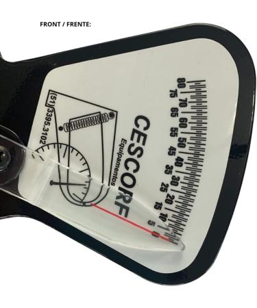 Cescorf Skinfold Body Fat Caliper with Case and Tape Measure - Measure and Calculate Body Fat Percentage with Precision - Buy Online on GoSupps.com