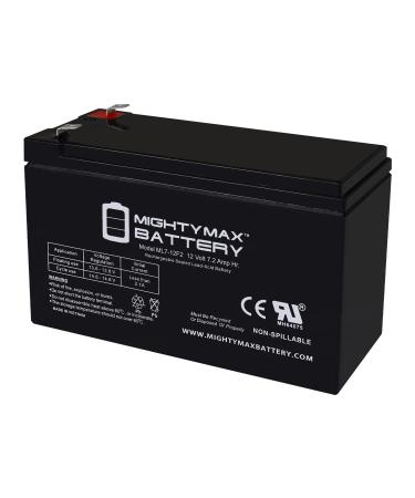 Mighty Max Battery 12V 7Ah F2 Replacement Battery for APC Back-UPS ES 750 BE750BB