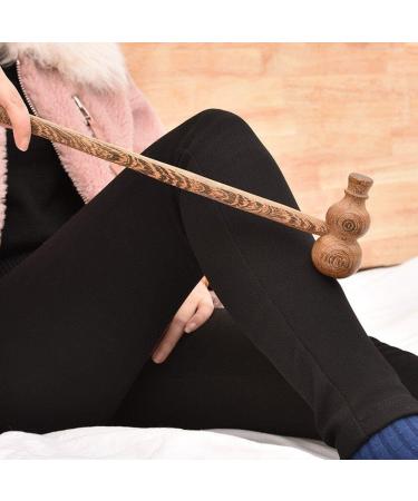 Wood Massage Hammer Stick - Manual Back Massage Device for Neck Shoulders & Muscles | Reduce Fatigue with Style 2 - Buy Online on GoSupps.com