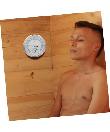 Veemoon Dual Sauna Moisture Thermometer & Wall Clock - High Precision Stainless Steel Digital Thermometer (2 Pack) - Ideal for Indoor & Outdoor Use - Buy Online on GoSupps.com