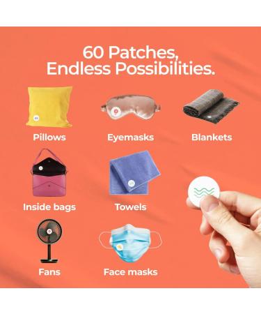 Combo Pack & Breathe Stickers Set for Masks - Natural Essential Oil Aromatherapy Stickers to Refresh Breath for Facial Masks & Pillows 10 Packs-120 Patches - Gya Labs - Buy Online on GoSupps.com